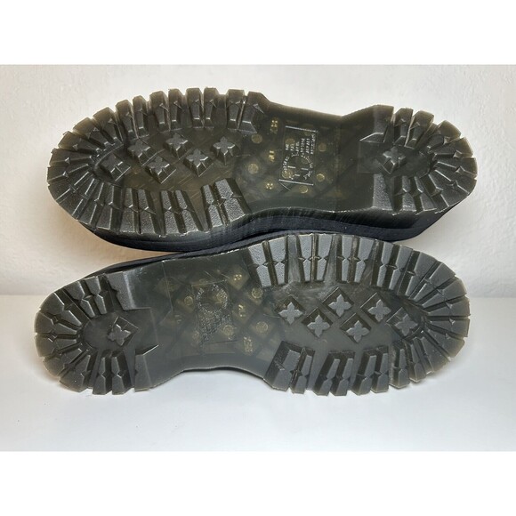 DR. MARTENS Jadon Max Black Buttero Leather Platform Ankle Boots Women's 10 - Picture 10 of 14